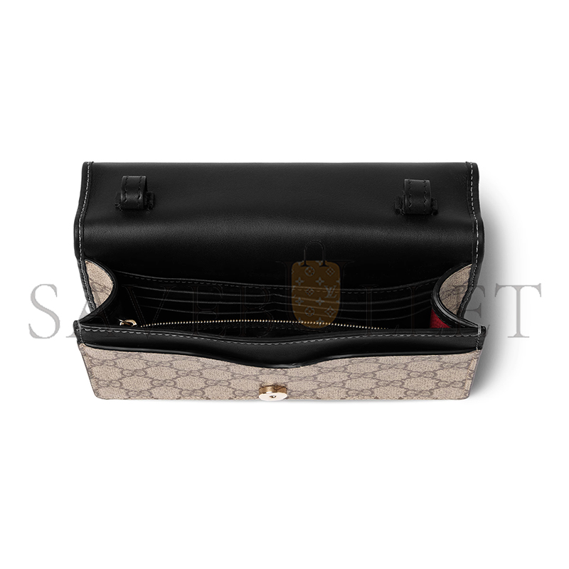 GUCCI GG EMBLEM SUPER MINI SHOULDER BAG 820688 (20*12.5*5cm)